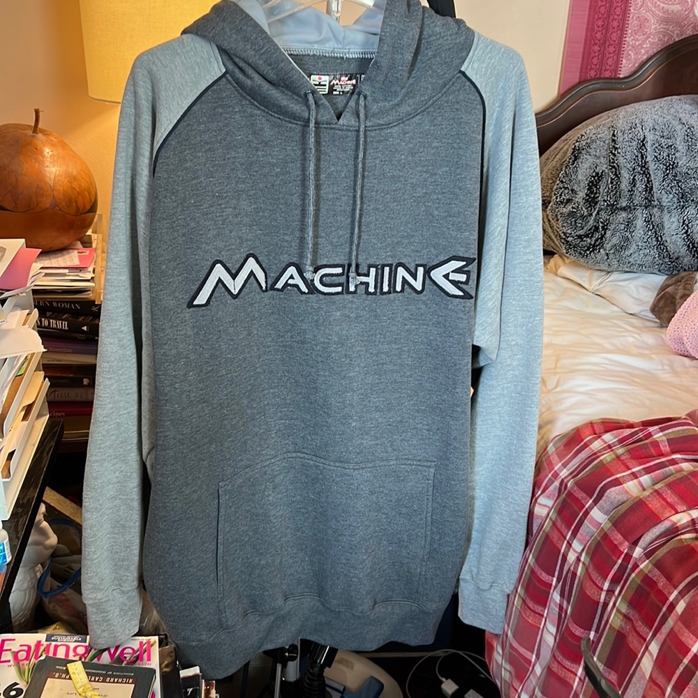 SALE!! DEAL! RARE VTG Kikai Machine (Japanese Manga) Gray Hooded Sweatshirt